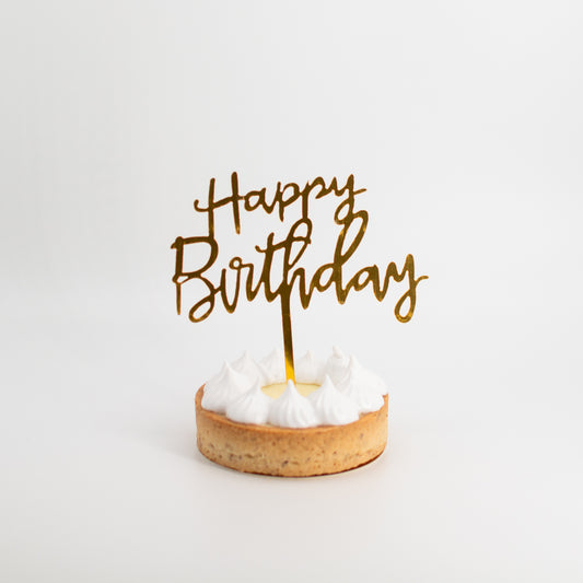 Cake Topper - Happy Birthday